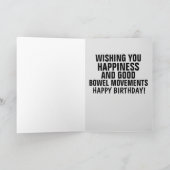 DIE VERFASSUNG IST KEINE GÜNSTIGE GEBURTSKARTE KARTE (Innenseite)