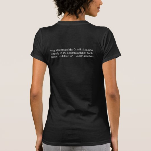 Die Verfassung - Wir, das Volk T-Shirt (Rückseite)