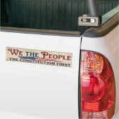 Die Verfassung zuerst Autoaufkleber (Auf Lkw)