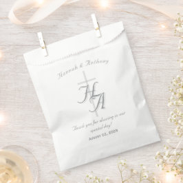 Die verfeinerte katholische Silber- und weiße Hoch Geschenktütchen