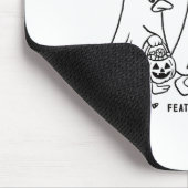 Die verfluchte Herde Geisterenten Lustiger Hallowe Mousepad (Ecke)