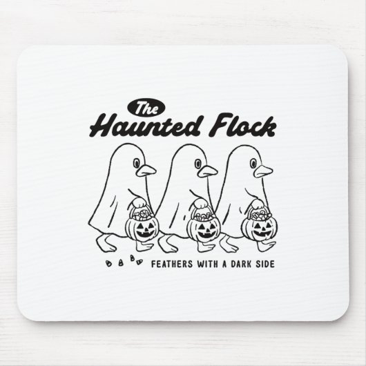 Die verfluchte Herde Geisterenten Lustiger Hallowe Mousepad (Vorne)
