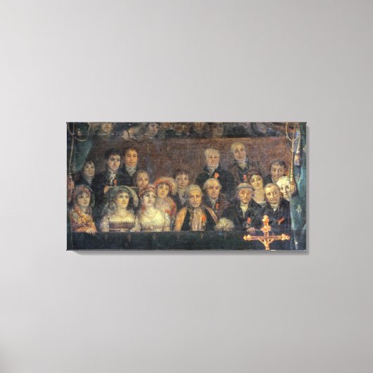 Die Verfolgung des Kaisers Napoleon Leinwanddruck (Vorderseite)
