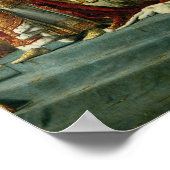 Die Verfolgung des Kaisers Napoleon Poster (Ecke)