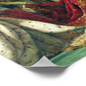 Die Verfolgung des Kaisers Napoleon Poster (Ecke)