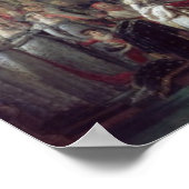 Die Verfolgung des Kaisers Napoleon Poster (Ecke)