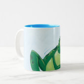 Die Verfolgung Zweifarbige Tasse (Vorderseite Links)