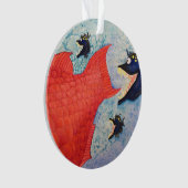 "Die Verfolgungs-" Fische mit Haltung Ornament (Vorderseite)