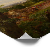 Die Vergangenheit (1838) — Thomas Cole Poster (Ecke)