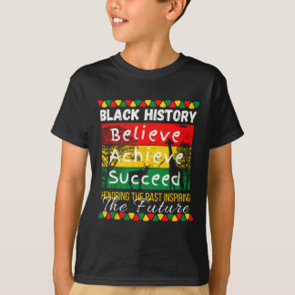 Die Vergangenheit inspiriert die Zukunft Black His T-Shirt