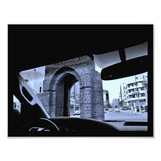 Die Vergangenheit trifft die Zukunft Fotodruck (Vorne)