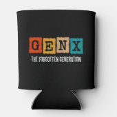 Die vergessene Generation X Gen Xer Funny Gen X Dosenkühler (Rückseite)