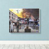 Die Vergewaltigung aus Alaska Leinwanddruck (Insitu (Holzboden))