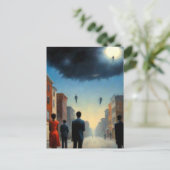 Die Vergewaltigung: Christliche Kunst Postkarte (Stehend Vorderseite)