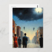 Die Vergewaltigung: Christliche Kunst Postkarte (Vorne/Hinten)