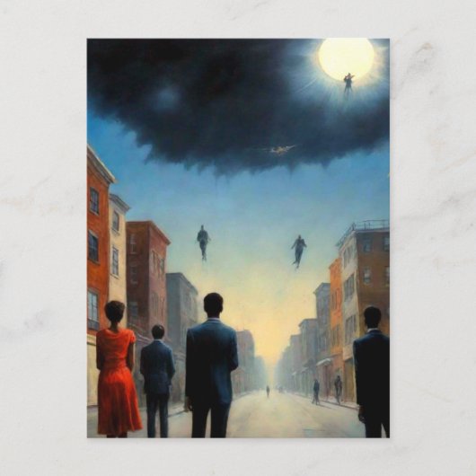 Die Vergewaltigung: Christliche Kunst Postkarte (Vorderseite)