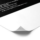 Die Vergewaltigung, die Prophezeiung widerspiegelt Poster (Ecke)