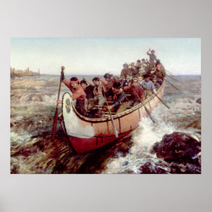 Die Vergewaltigungen, 1879 von Frances Anne Hopkin Poster