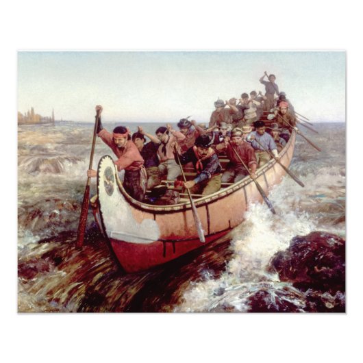 Die Vergewaltigungen von Frances Anne Hopkins Fotodruck (Vorne)