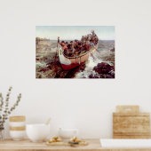 Die Vergewaltigungen von Frances Anne Hopkins Poster (Küche)