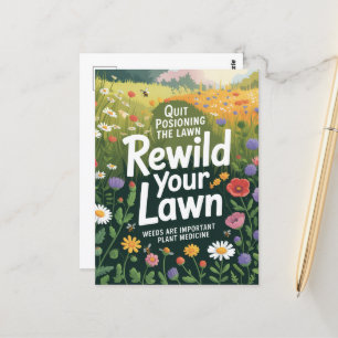 Die Vergiftung Ihres Rasenhofs Pflanze Arzneimitte Postkarte
