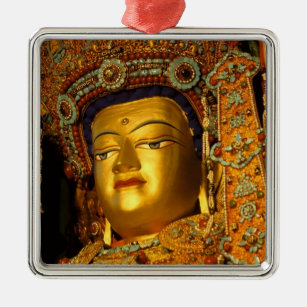 Die vergoldete Jowo Buddha Statue, Jokhang Temple, Silbernes Ornament