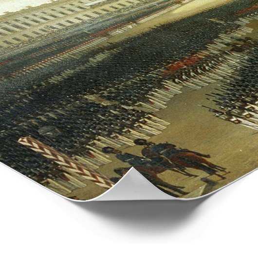 Die Verhaftung der Alexander-Säule Poster (Ecke)