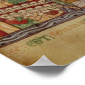 Die Verhaftung der Kirche in Cluny Poster (Ecke)