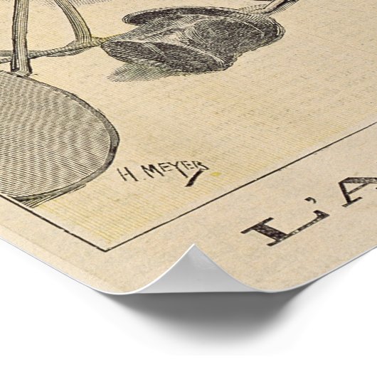 Die Verhaftung Ravachols Poster (Ecke)