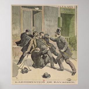 Die Verhaftung Ravachols Poster