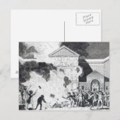Die verheerenden Ereignisse Postkarte (Vorne/Hinten)