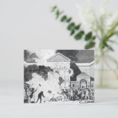 Die verheerenden Ereignisse Postkarte (Stehend Vorderseite)