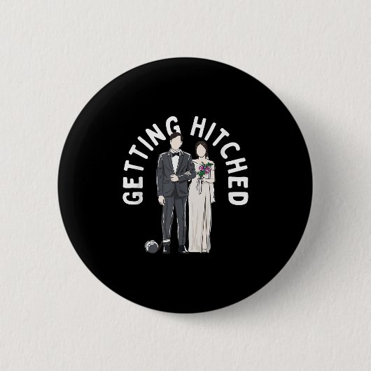 Die Verheiratete Ehefrau der Ehebride zu erlangen Button (Vorderseite)