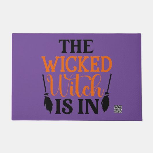 Die verhexte Hexe ist in Fußmatte (Vorderseite)