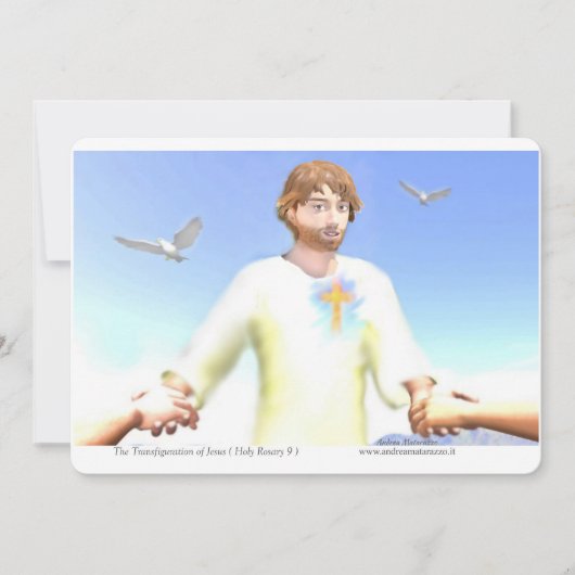 Die Verklärung Jesu Einladung (Vorderseite)