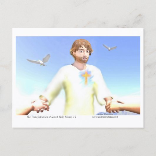 Die Verklärung Jesu Postkarte (Vorderseite)
