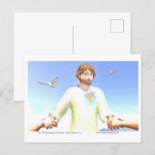 Die Verklärung Jesu Postkarte (Vorne/Hinten)
