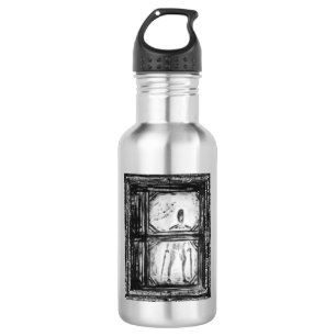 Die verkrüppelte Aluminiumwasserflasche Edelstahlflasche