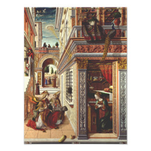 Die Verkündigung Carlo Crivelli Renaissance-Kunst Fotodruck