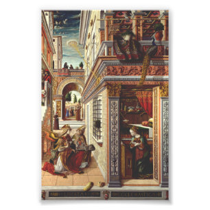 Die Verkündigung Carlo Crivelli Renaissance-Kunst Fotodruck