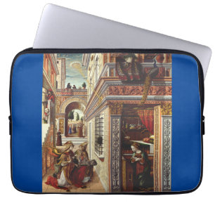 Die Verkündigung Carlo Crivelli Renaissance-Kunst Laptopschutzhülle