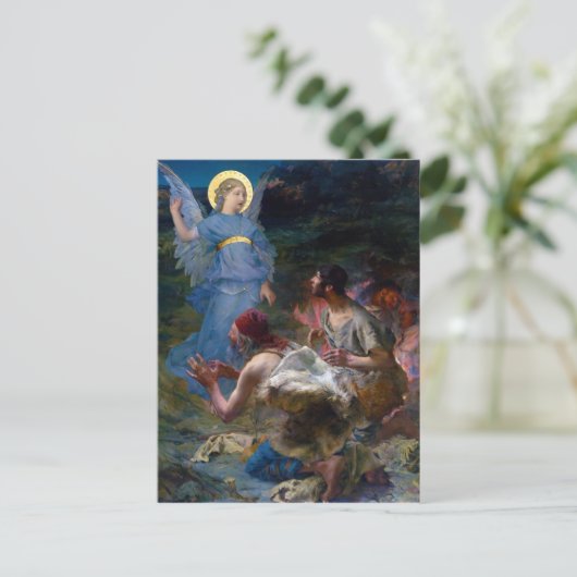 Die Verkündigung der Hirten (1875) Postkarte (Stehend Vorderseite)
