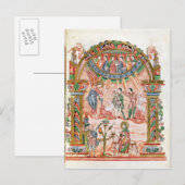 Die Verkündigung der Hirten Postkarte (Vorne/Hinten)