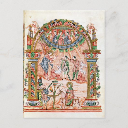 Die Verkündigung der Hirten Postkarte (Vorderseite)