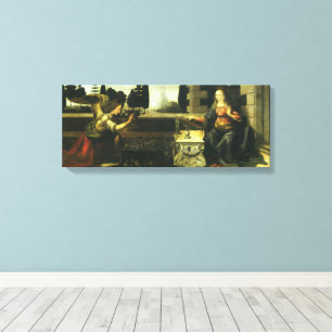 Die Verkündigung des Herrn von Leonardo da Vinci Leinwanddruck