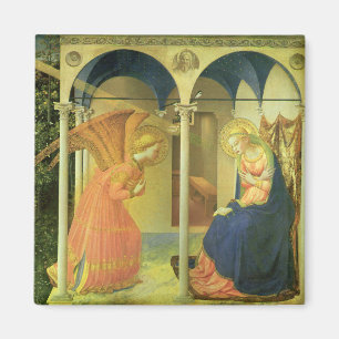 Die Verkündigung des Prado von Fra Angelico Magnet