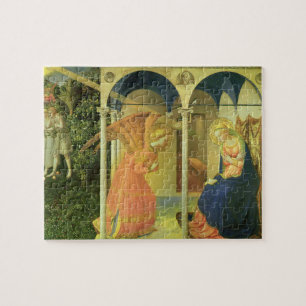 Die Verkündigung des Prado von Fra Angelico Puzzle