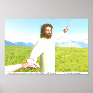 Die Verkündigung des Reiches Gottes Poster