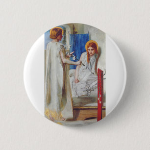Die Verkündigung durch Dante Gabriel Rossetti Button
