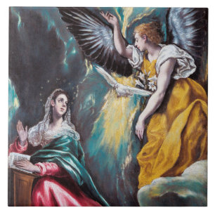 Die Verkündigung, El Greco Fliese